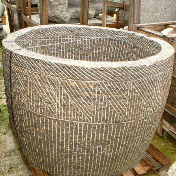 Wassertröge Rustico XL, Kalkstein