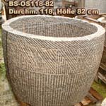 Wassertröge Rustico XL, Kalkstein