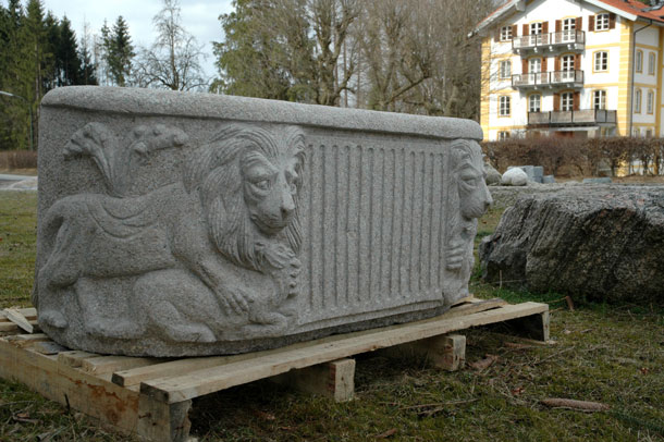 Pflanztröge Leone, Granit