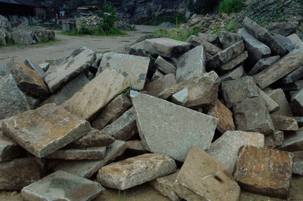 Granit-Boden alter Granit
