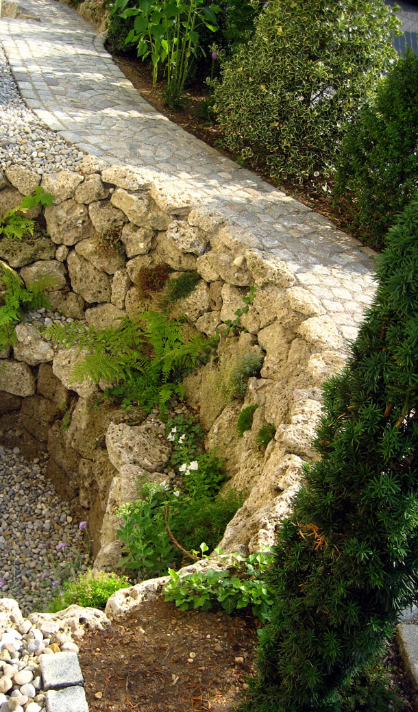 Mauersteine Petersberg, Nagelfluh