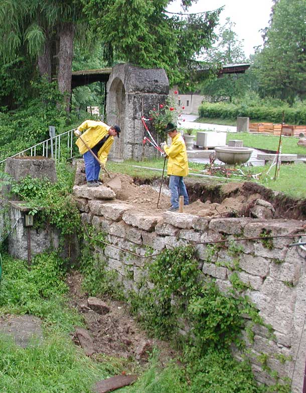 Mauersteine Petersberg XLF, Nagelfluh