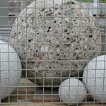 Steinkugeln Brannenburger Nagelfluh, Granit