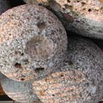 Steinkugeln Brannenburger Nagelfluh, Granit